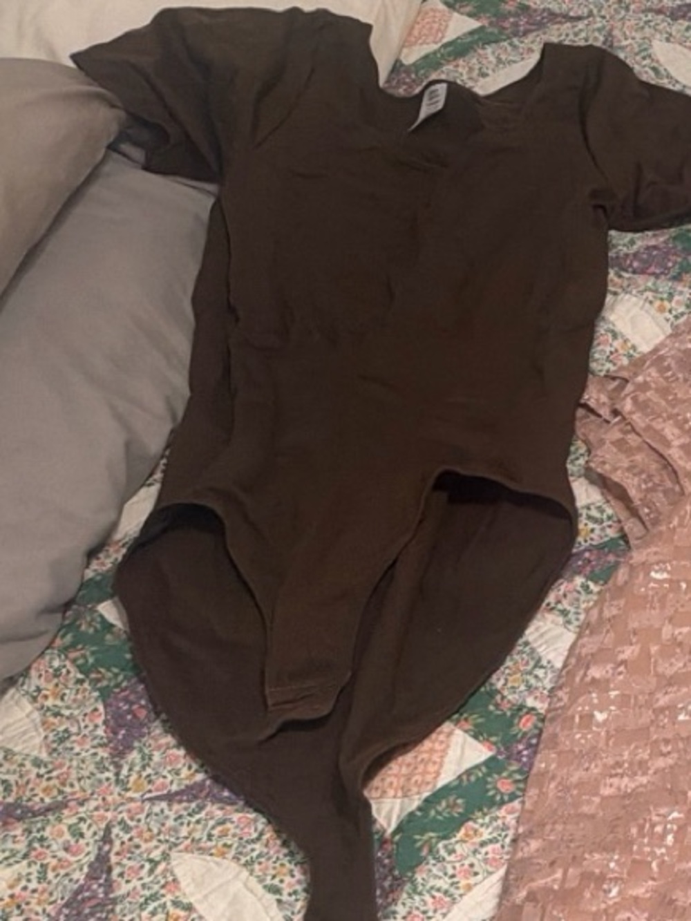 Brown One-Piece Bodysuit